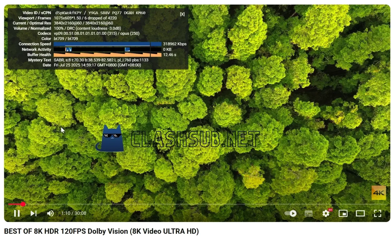 EIX Cloud 机场 YouTube 4K 播放测试